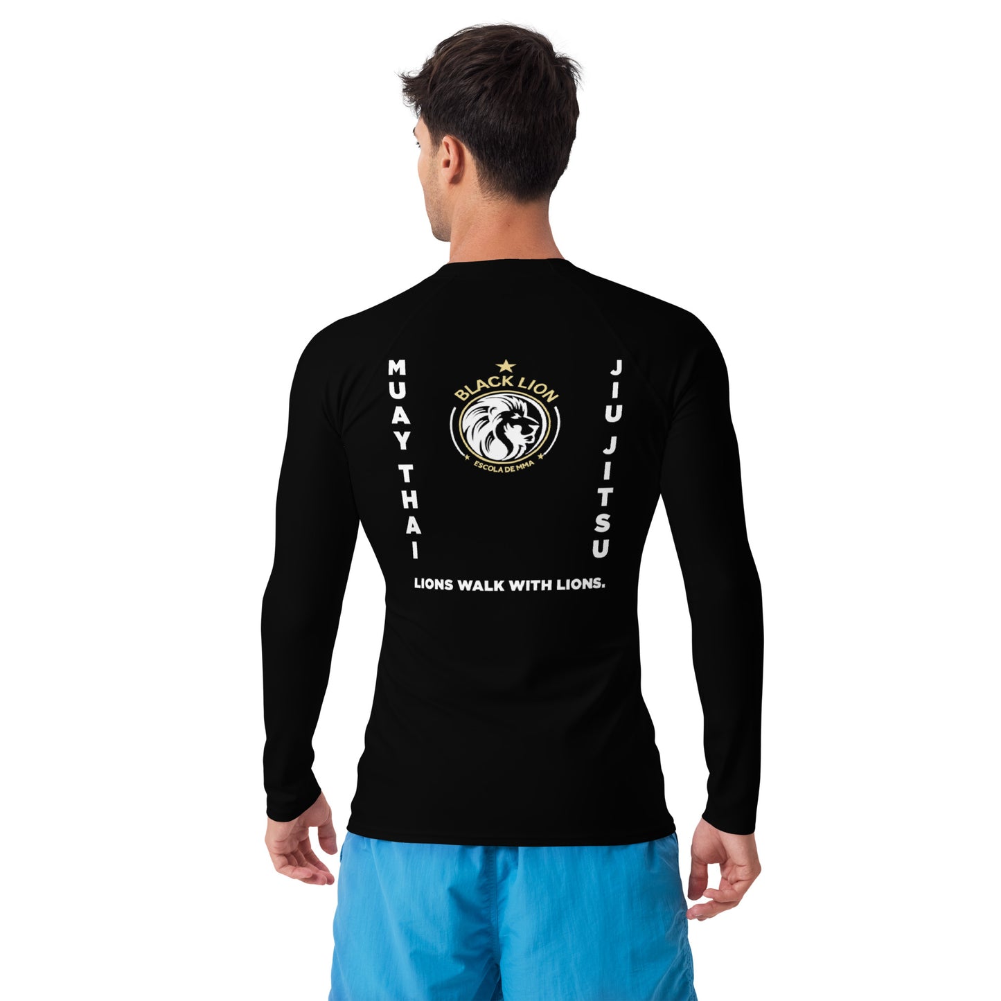 Black Lion MMA Men's Rash Guard