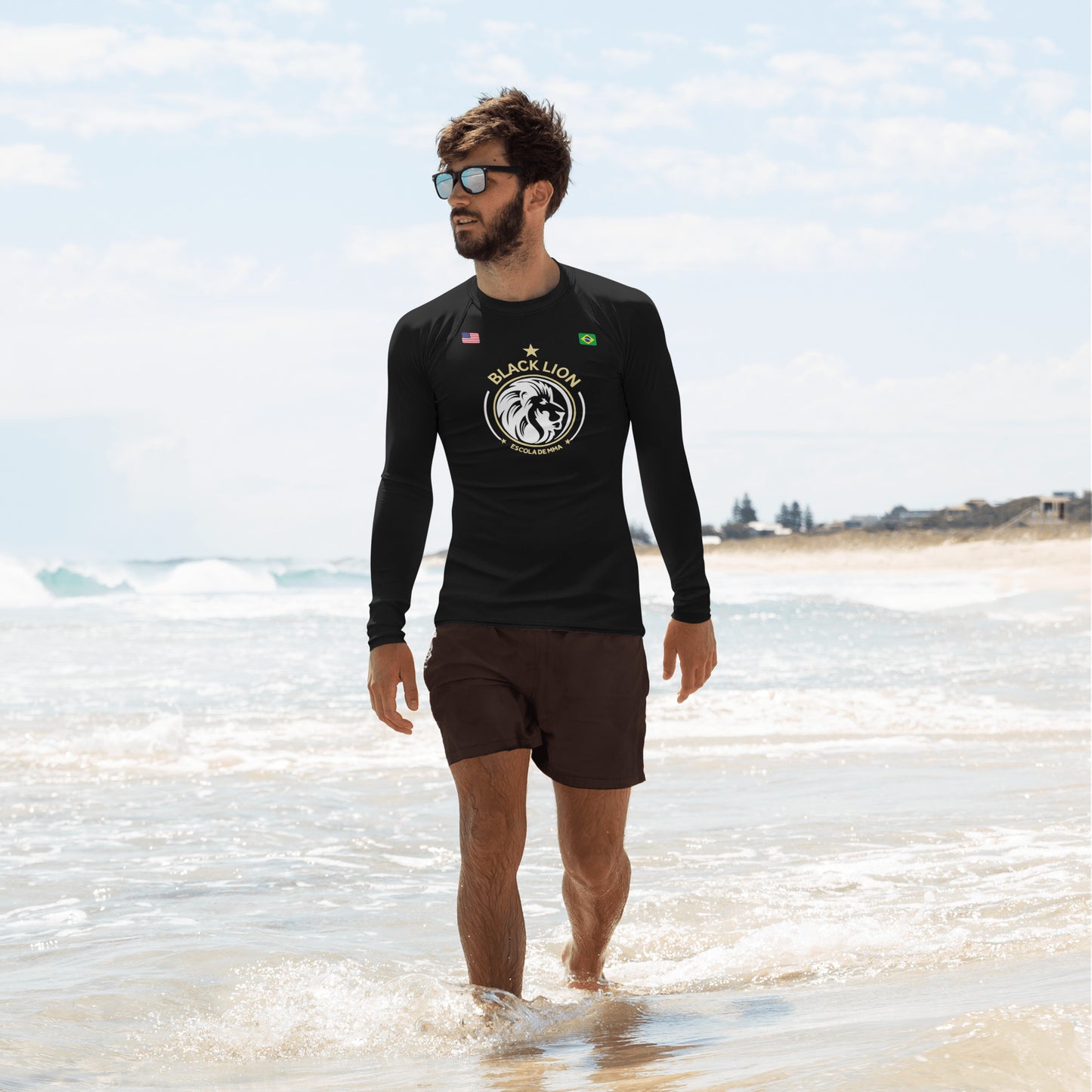 Black Lion MMA Men's Rash Guard