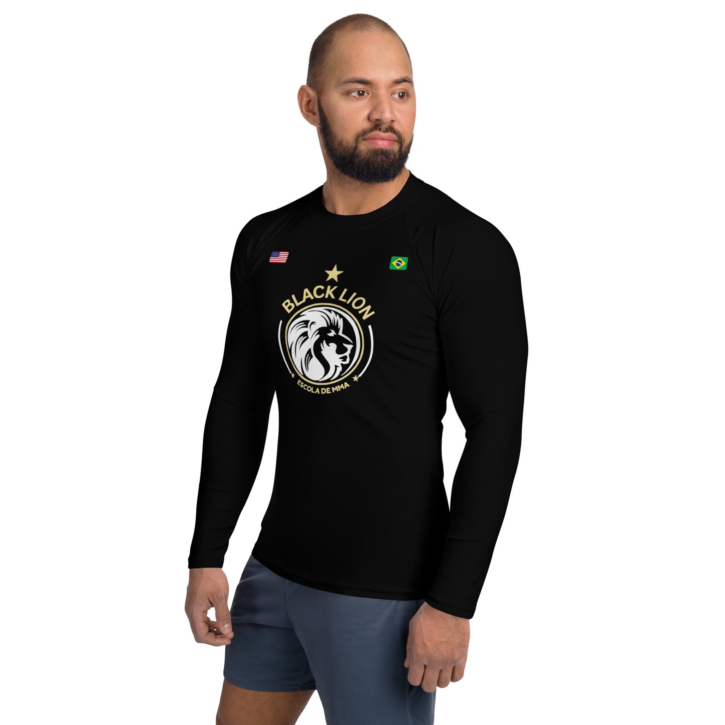 Black Lion MMA Men's Rash Guard