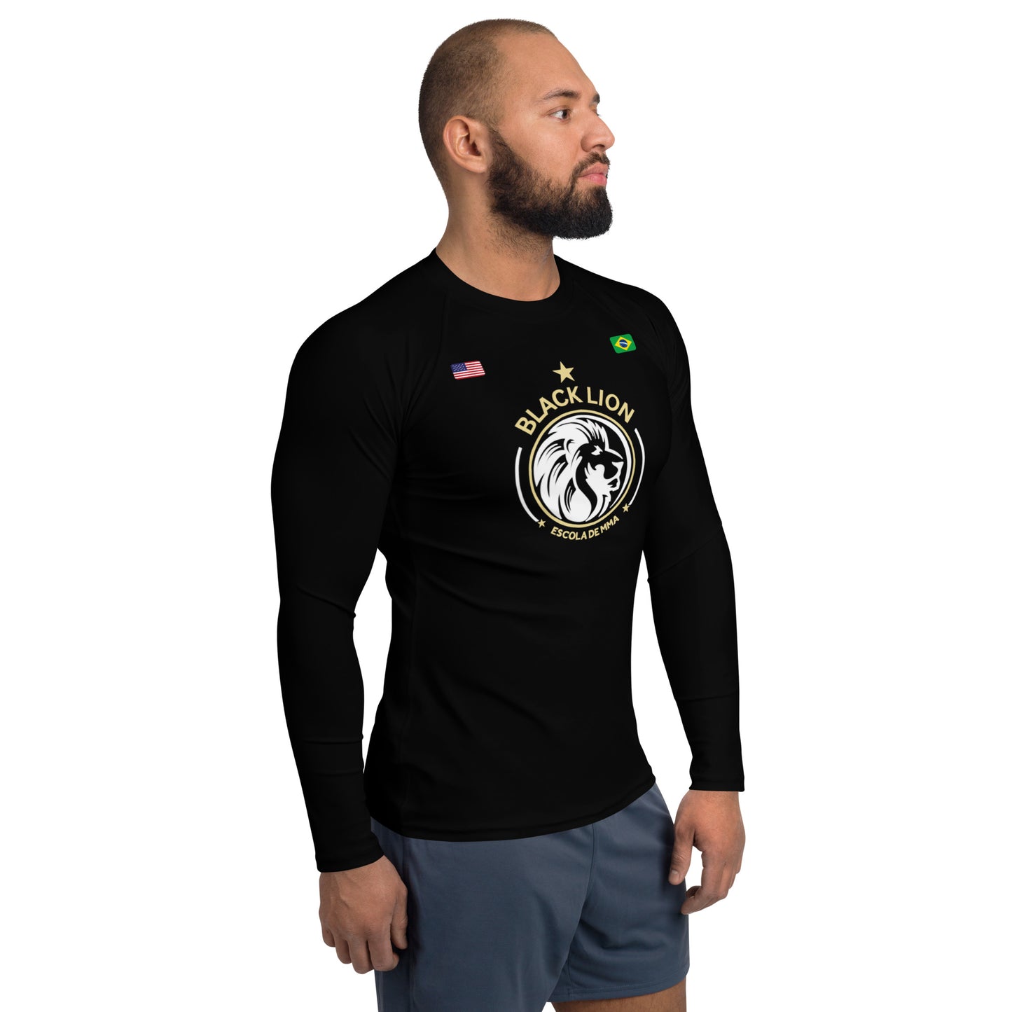 Black Lion MMA Men's Rash Guard