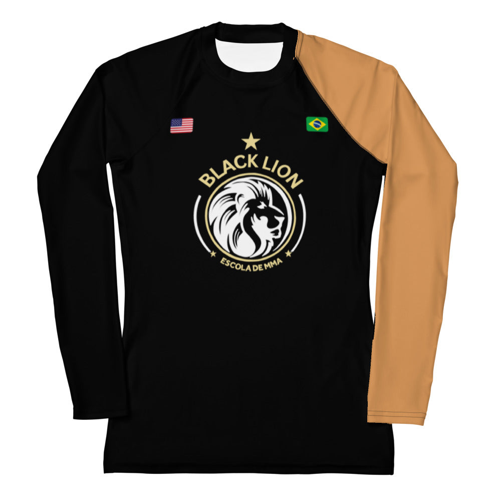 Women's Rash Guard Brown Belt