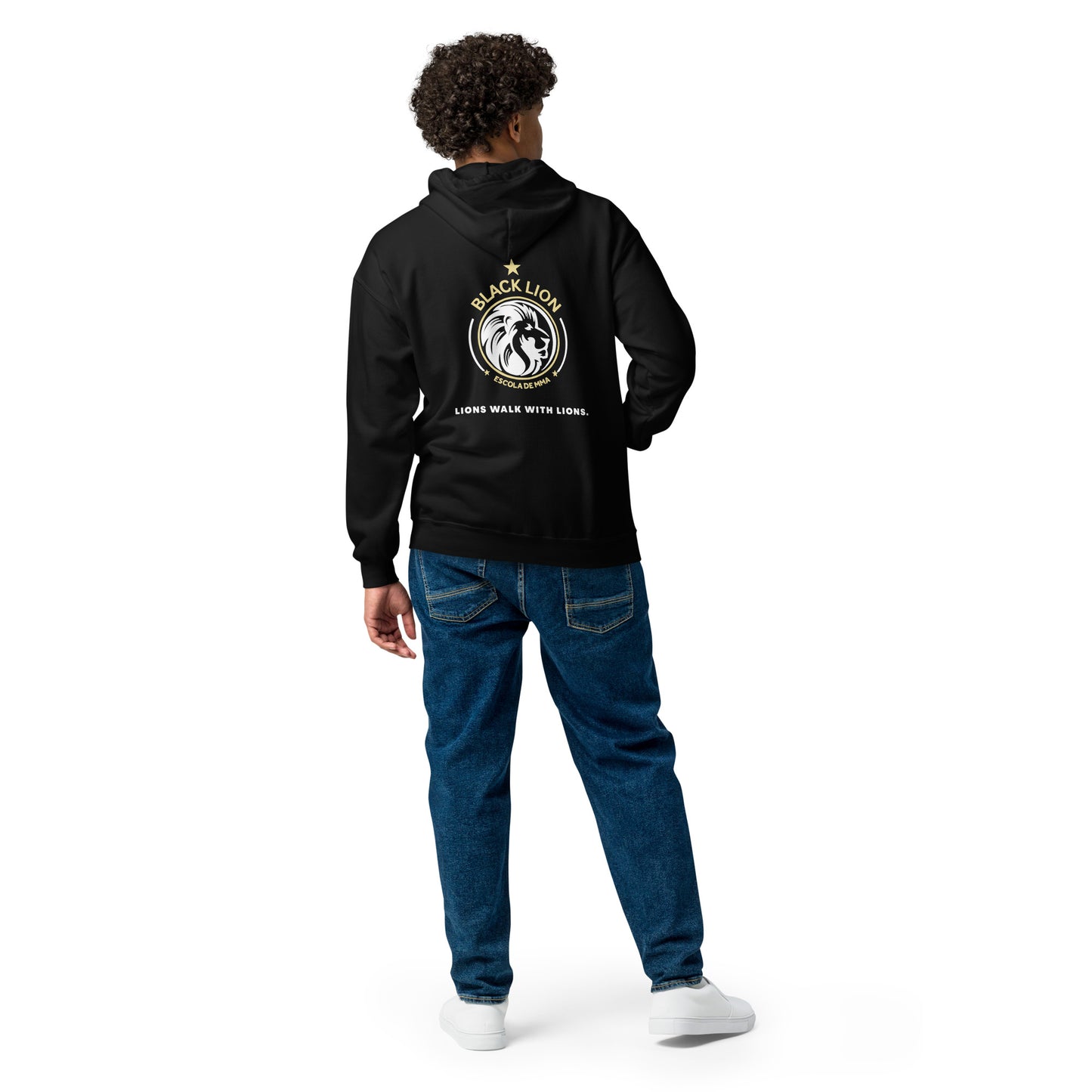 Black Lion MMA Unisex Zip Hoodie