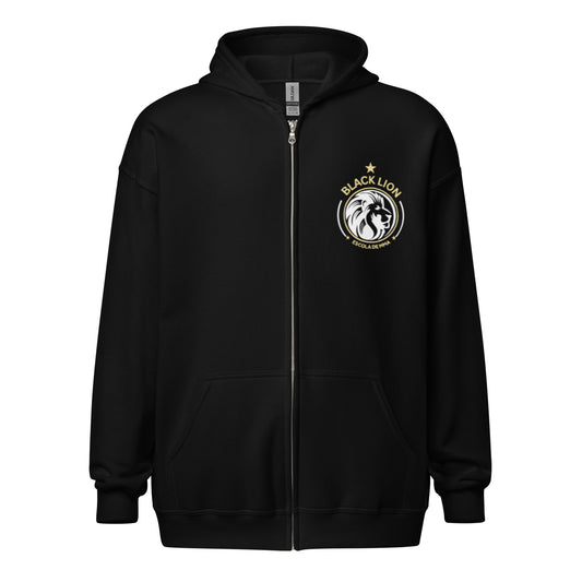 Black Lion MMA Unisex Zip Hoodie