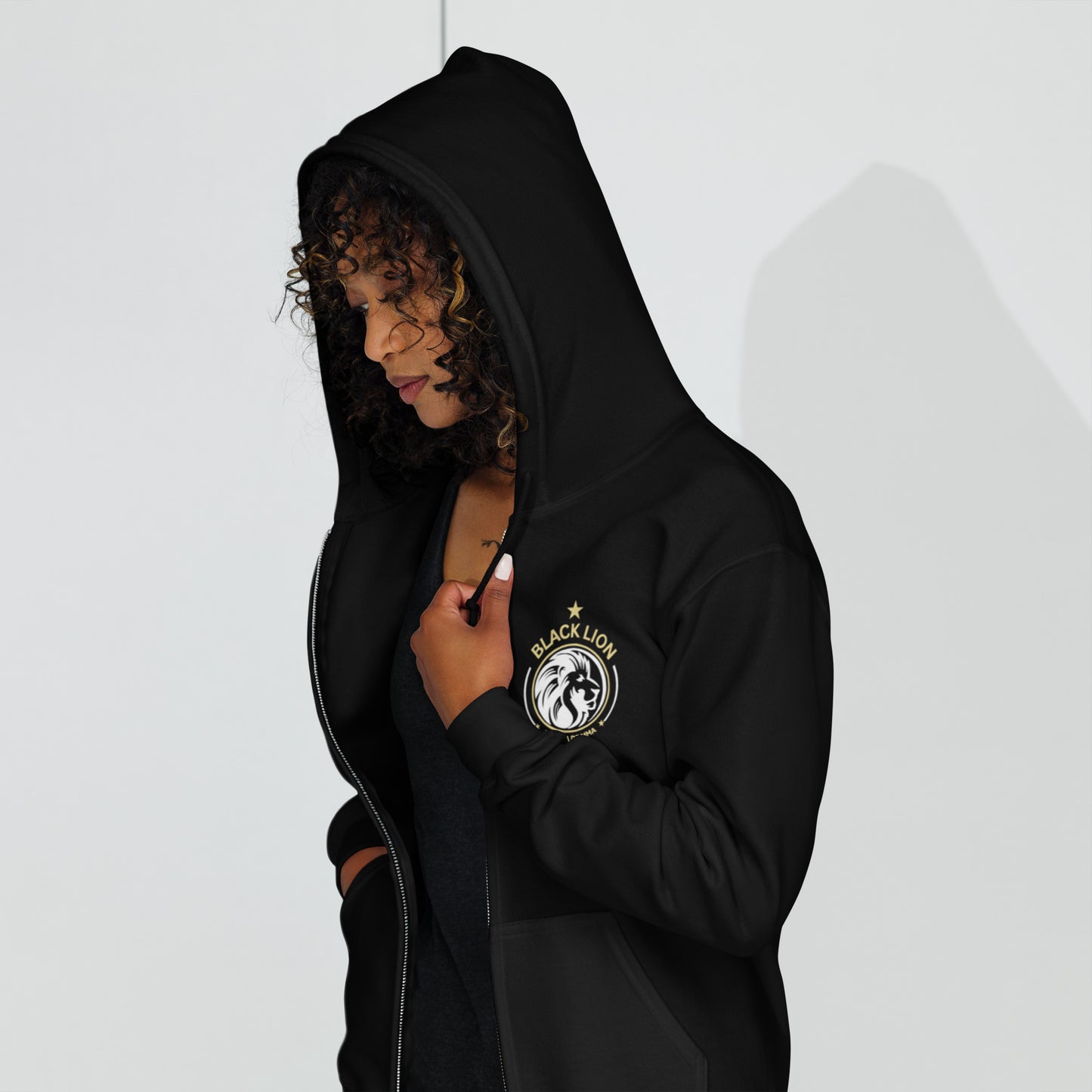 Black Lion MMA Unisex Zip Hoodie