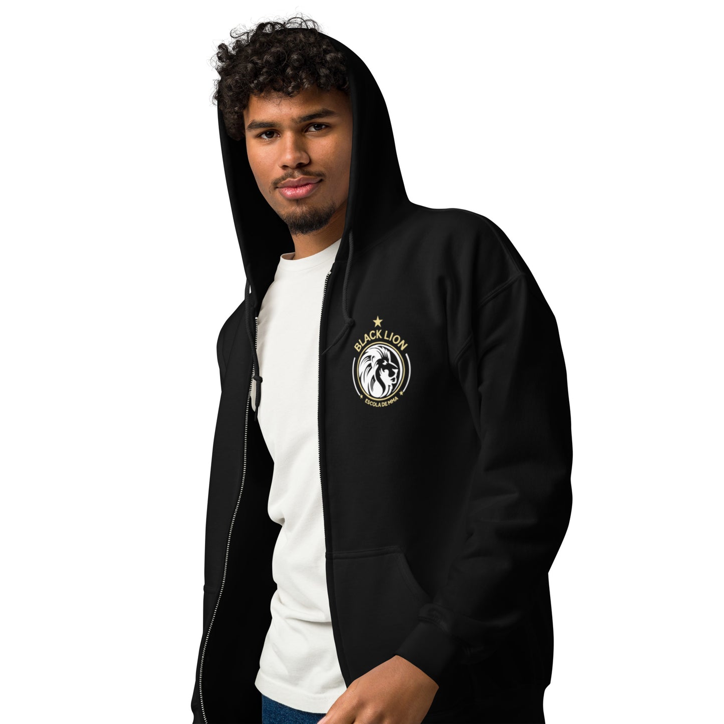 Black Lion MMA Unisex Zip Hoodie