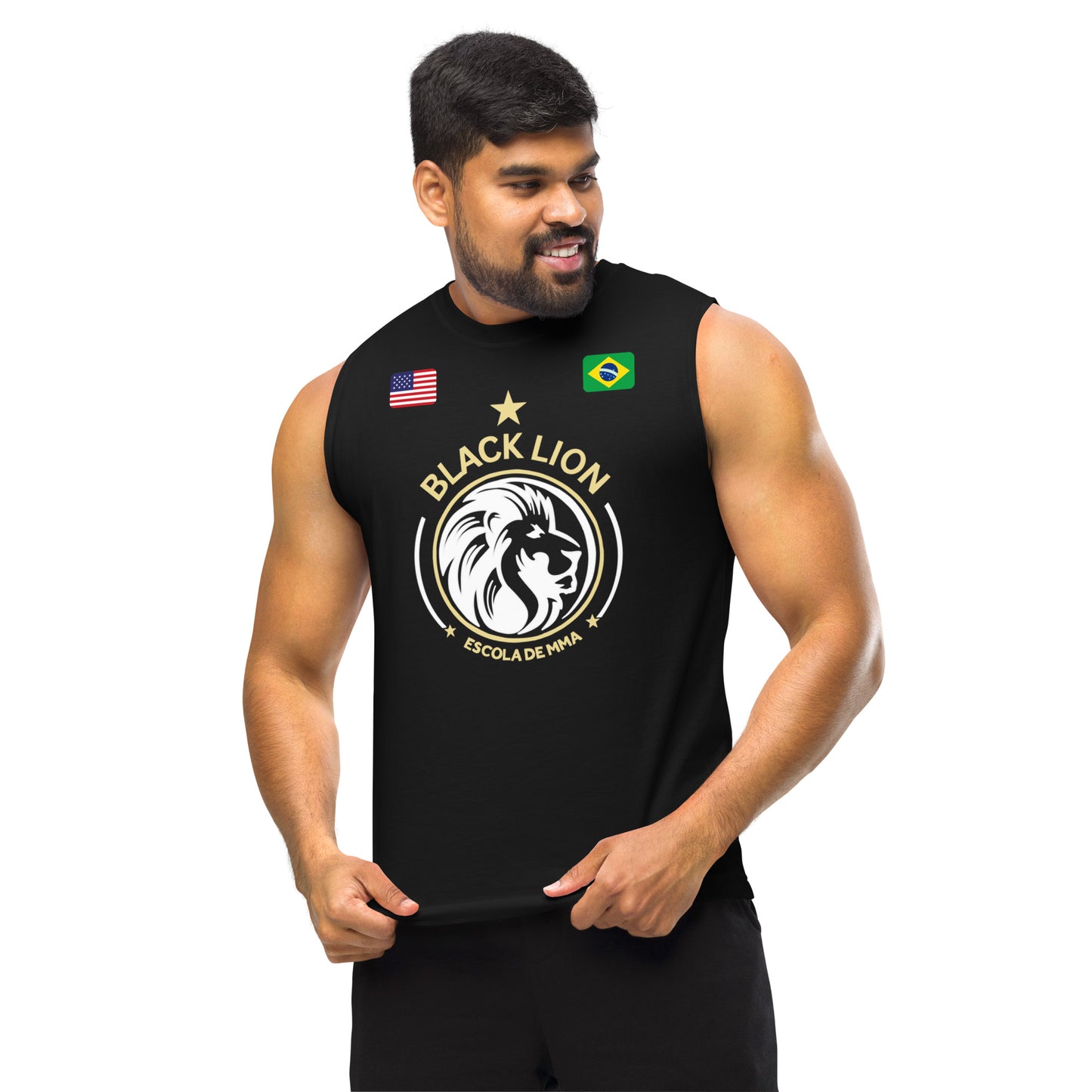 Black Lion MMA Unisex Muscle Shirt