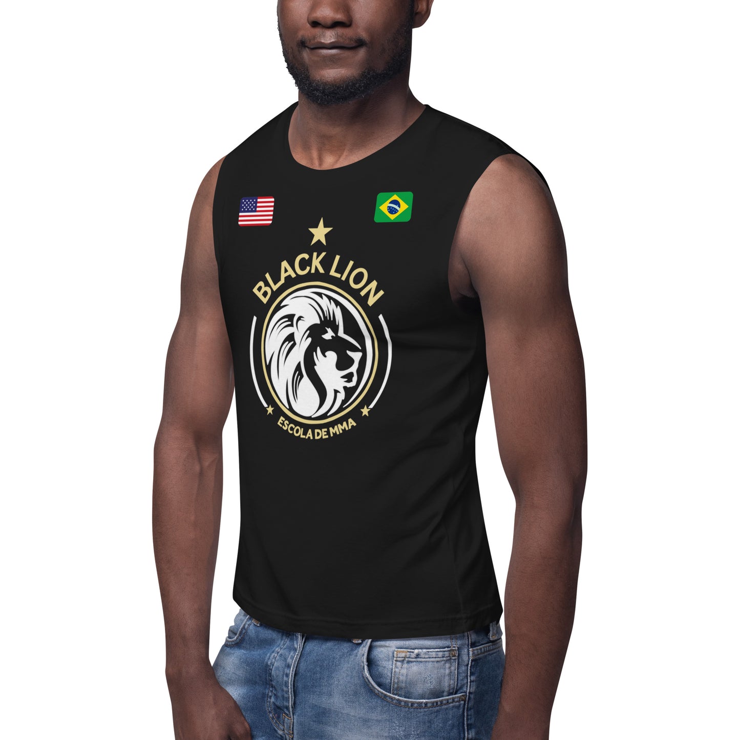 Black Lion MMA Unisex Muscle Shirt